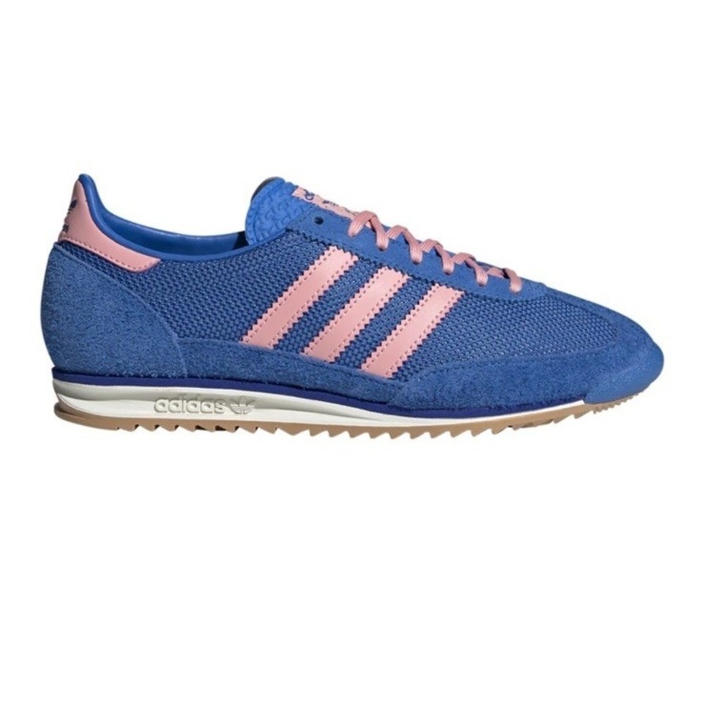 adidas Sl 72 Og Lace Up Womens Blue Pink Sneakers Casual Shoes JI1878 NEW‎